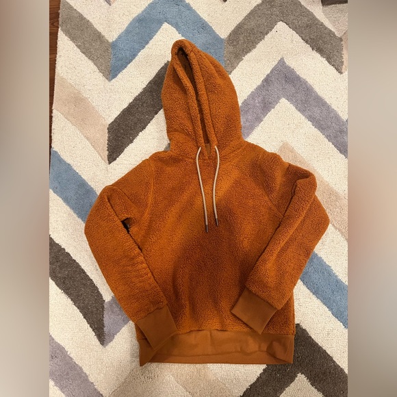Athleta Sherpa Hoodie Pullover Like New Small - Picture 3 of 3